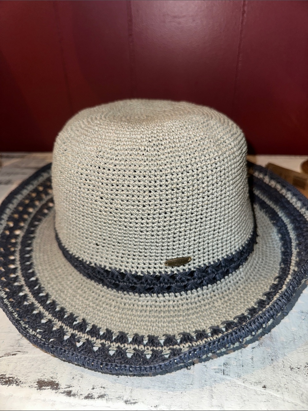 NWT C.C Handmade Crochet Sun Hat